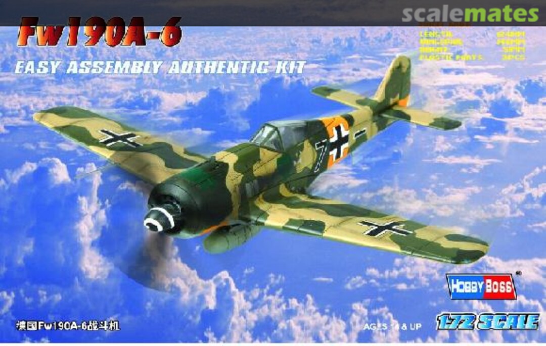 Boxart Fw190A-6 80245 HobbyBoss