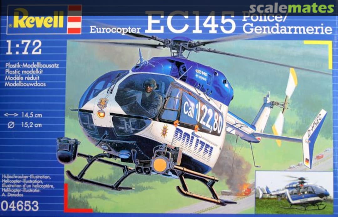 Boxart Eurocopter EC145 Police/Gendarmerie 04653 Revell