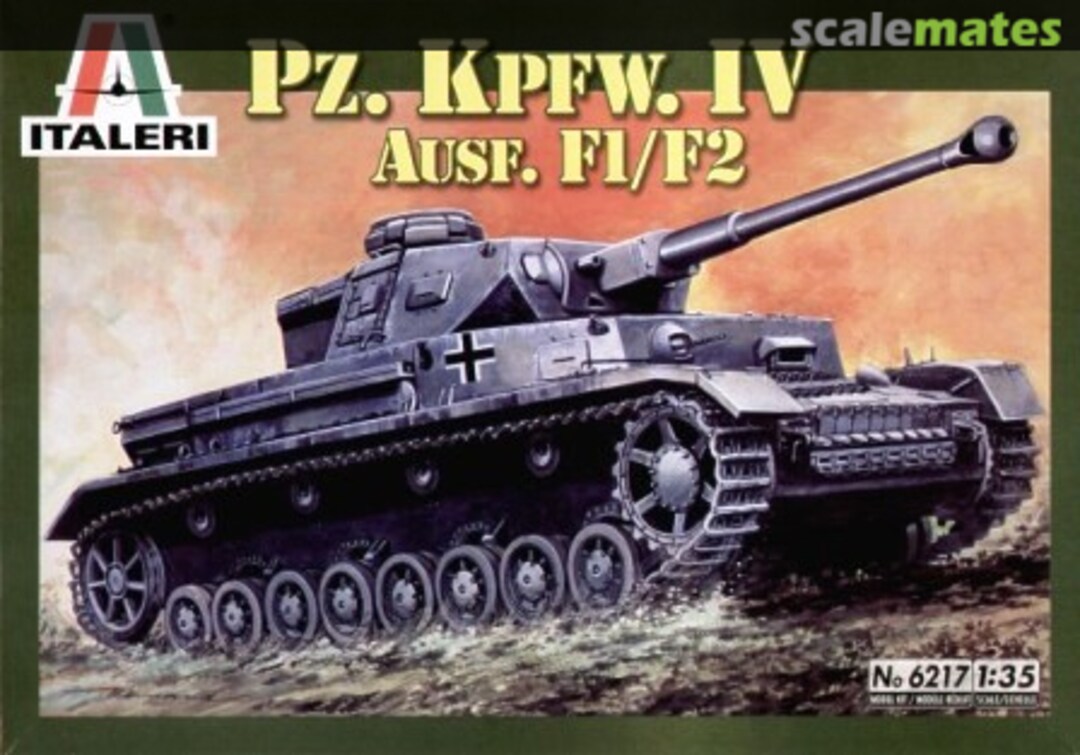 Boxart Panzerkampfwagen IV Ausf. F1/F2 6217 Italeri