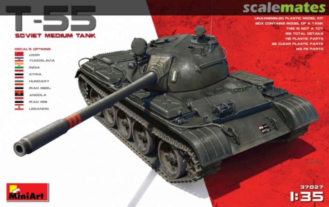 Boxart T-55 37027 MiniArt