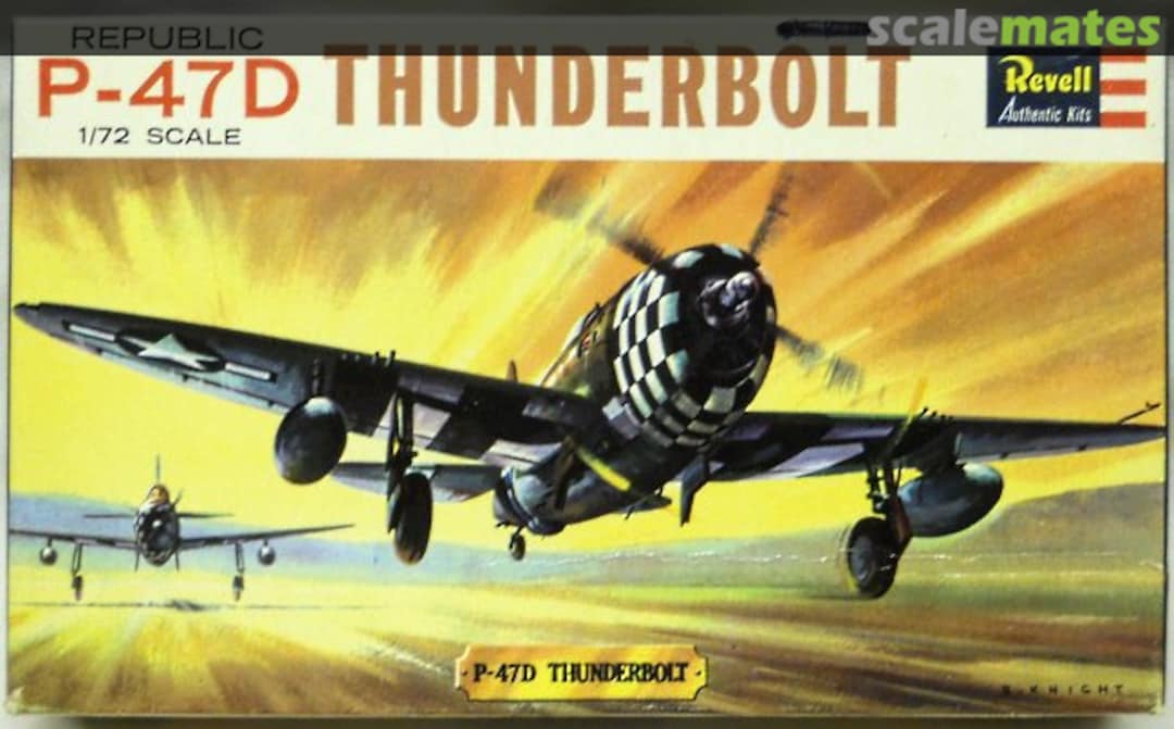 Boxart Republic P-47D Thunderbolt H-613-49 Revell