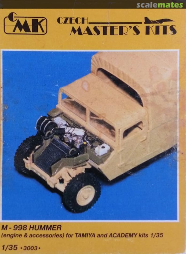 Boxart M 998 Hummer - engine set (GM V-8,6.2 diesel) 3003 CMK