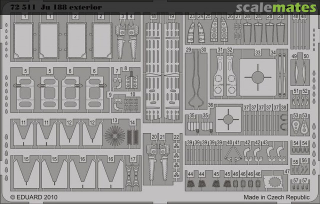 Boxart Ju 188 exterior 72511 Eduard