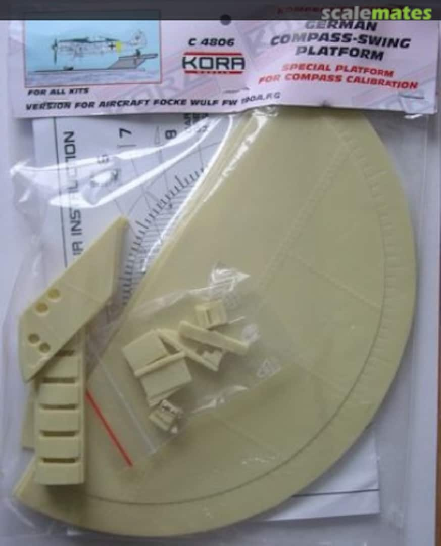 Boxart Compass-swing platform for Fw-190A, F, G C4806 Kora Models