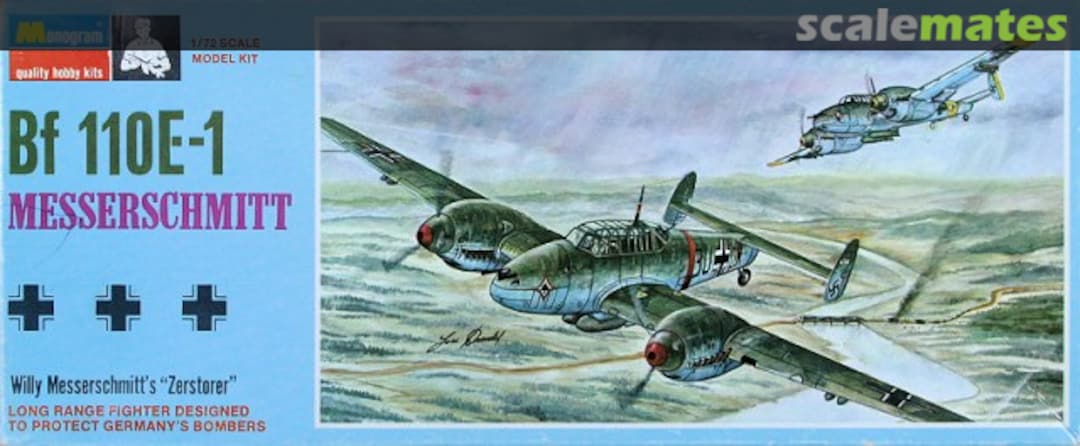 Boxart Bf 110E-1 PA162 Monogram