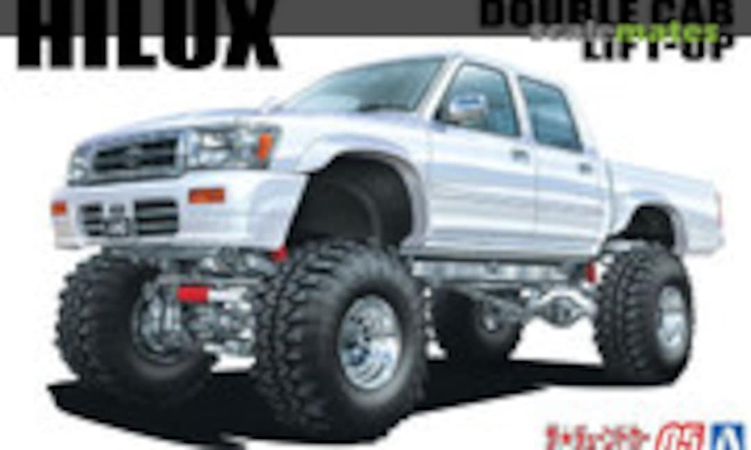 1:24 LN107 Hilux Pick-Up Double Cab Lift Up '94 (Aoshima 061312)