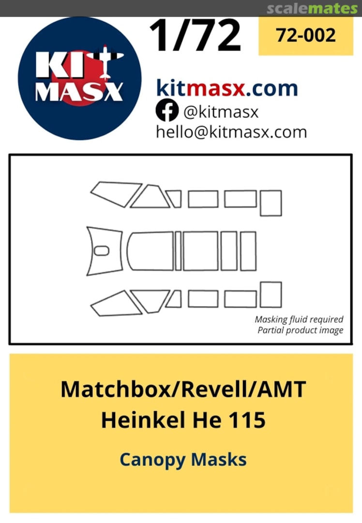 Boxart Heinkel He 115 72-002 Kit Masx