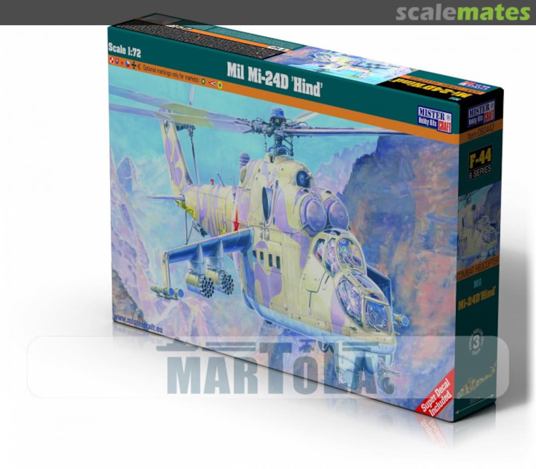 Boxart Mil Mi-24D 'Hind' F-44 MisterCraft