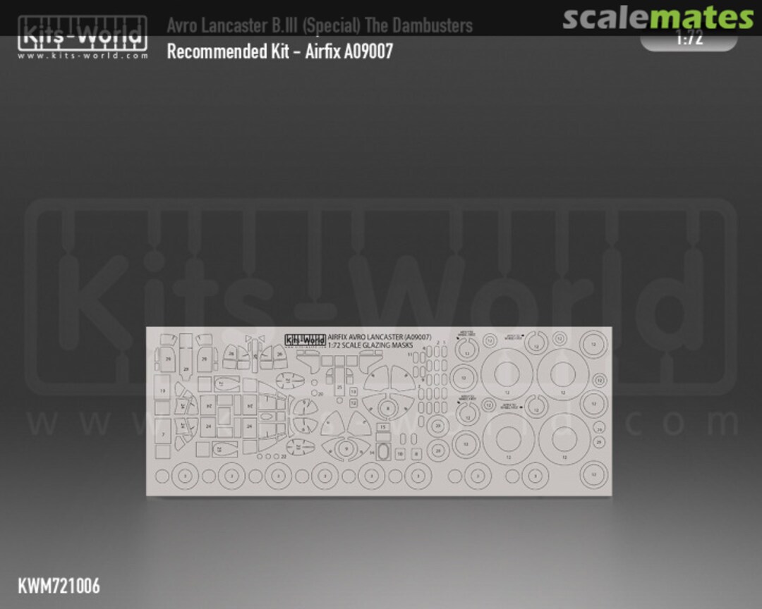 Boxart Avro Lancaster B.III (Special) The Dambuster KWM721006 Kits-World