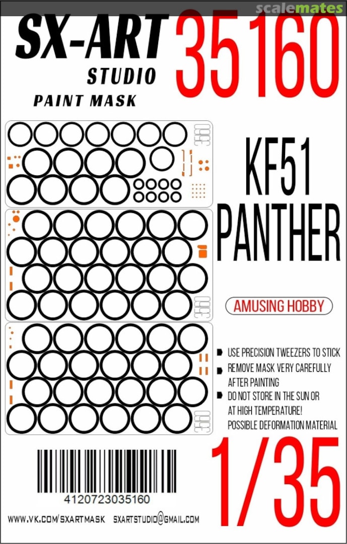 Boxart KF51 Panther masks 35160 SX-Art