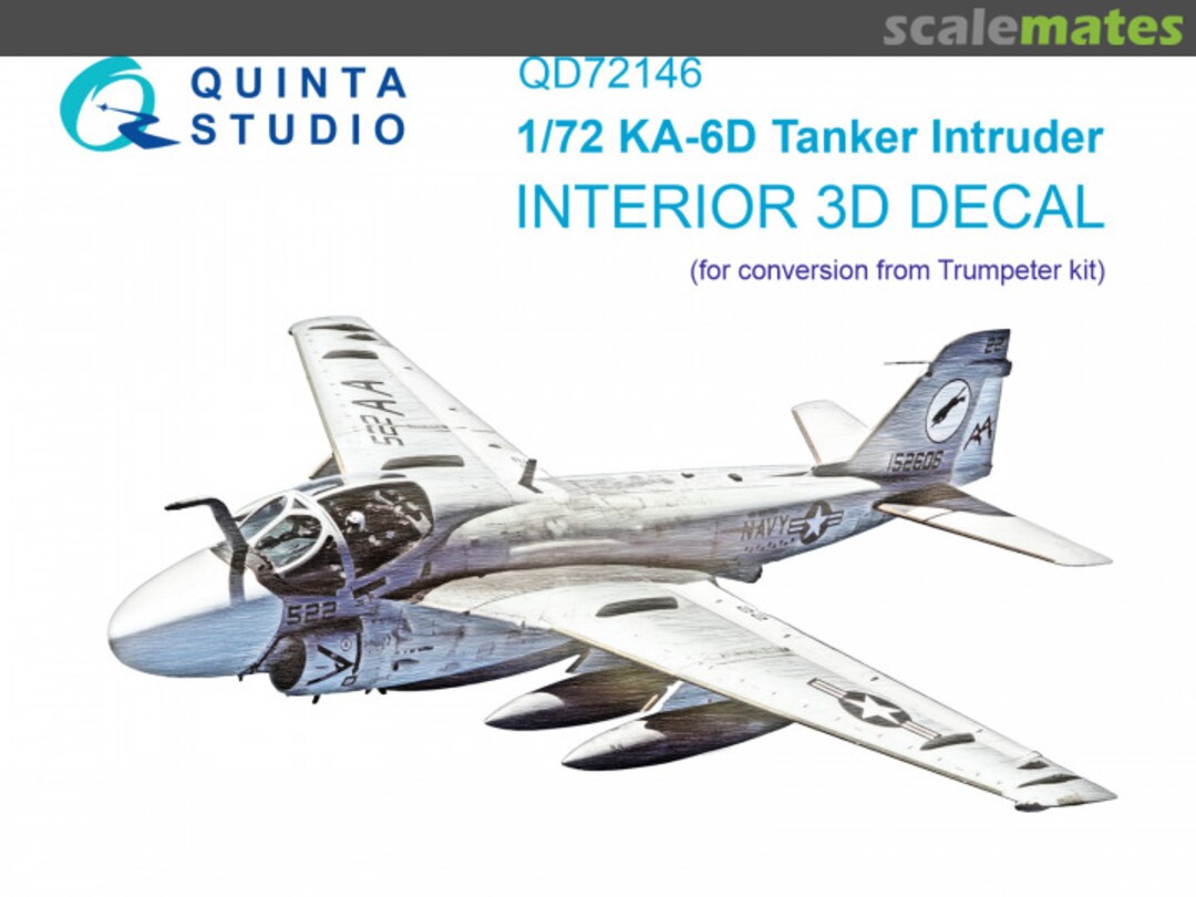 Boxart KA-6D Intruder interior 3D decals QD72146 Quinta Studio