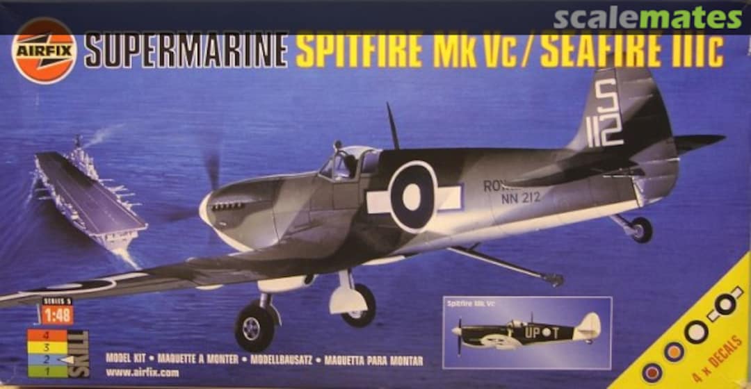 Boxart Supermarine Spitfire Mk Vc / Seafire IIIc 05110 Airfix