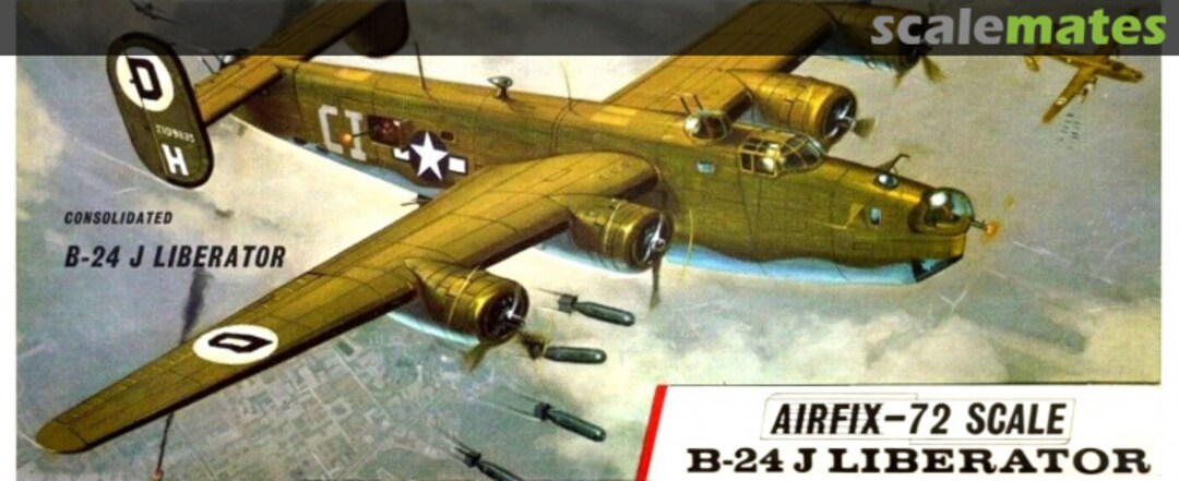 Boxart B-24 J Liberator 586 Airfix