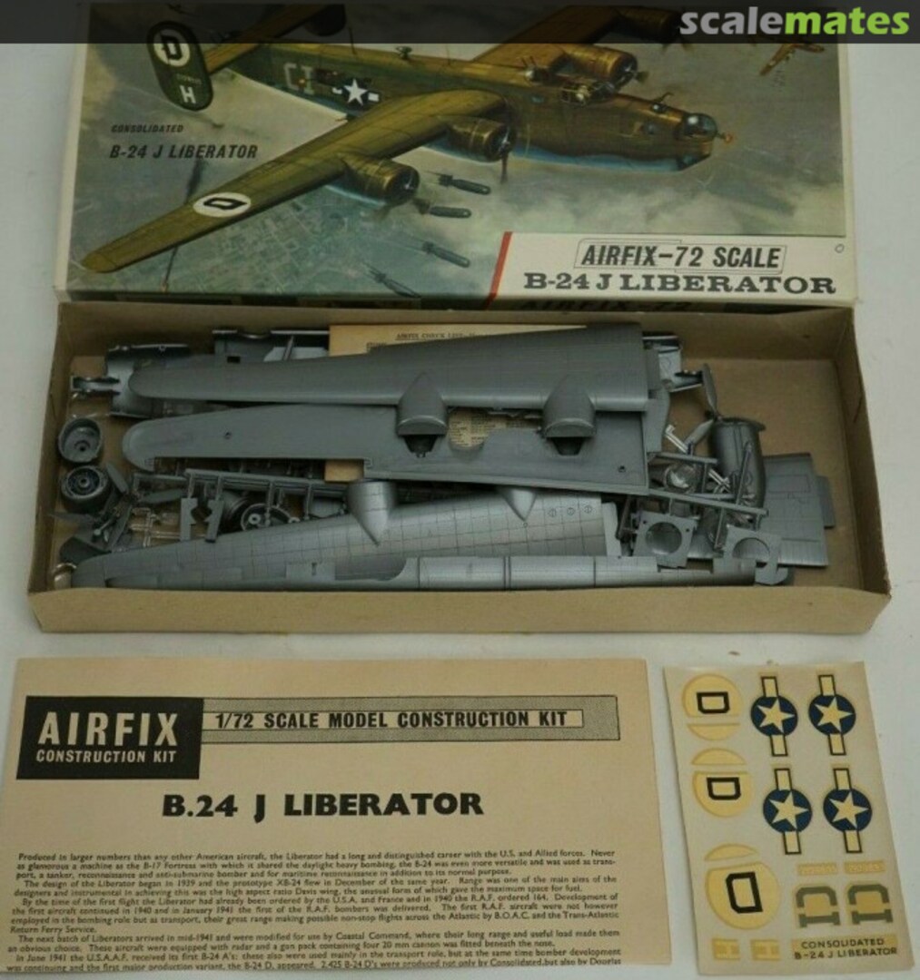 Contents B-24 J Liberator 586 Airfix