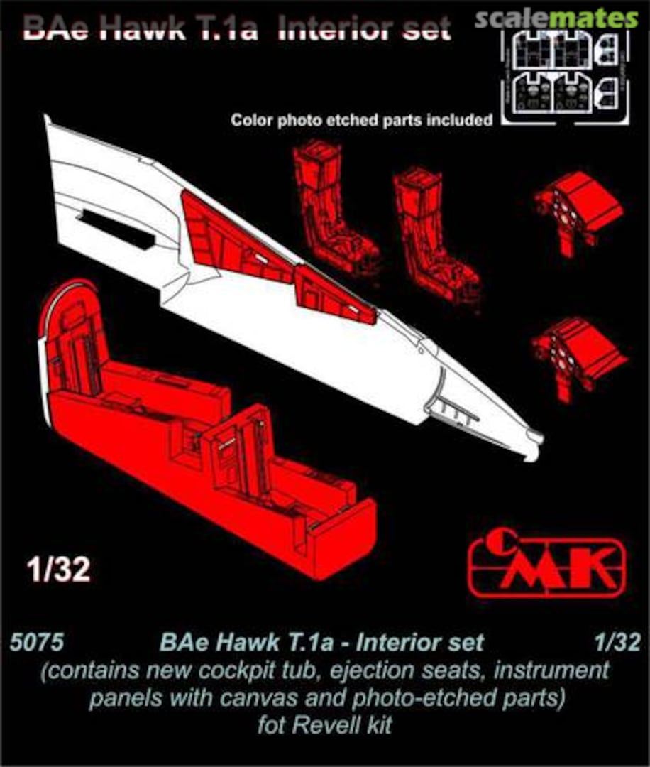 Boxart BAe Hawk T.1a Interior set 5075 CMK