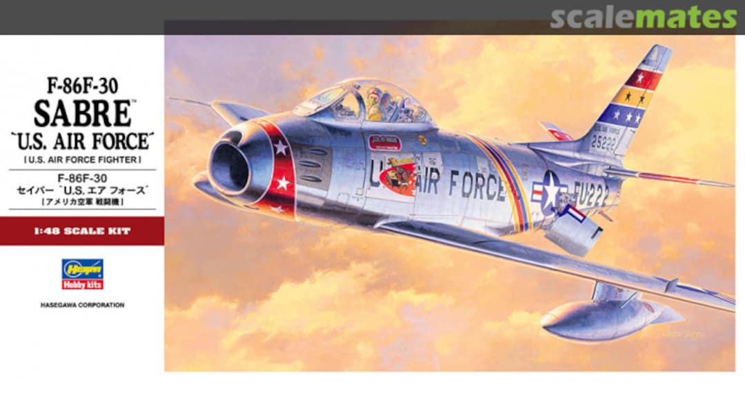 Boxart F-86F-30 Sabre `U.S. Air Force´ 07213 Hasegawa