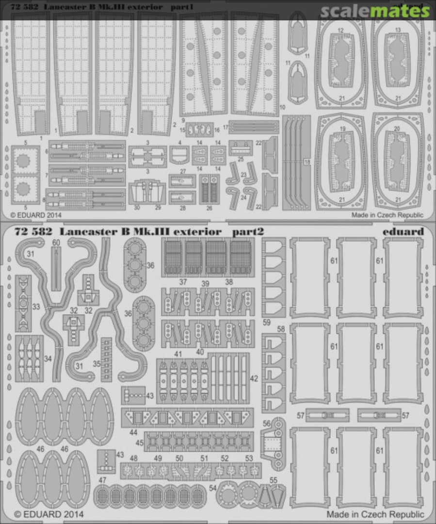 Boxart Lancaster B Mk.III exterior 72582 Eduard