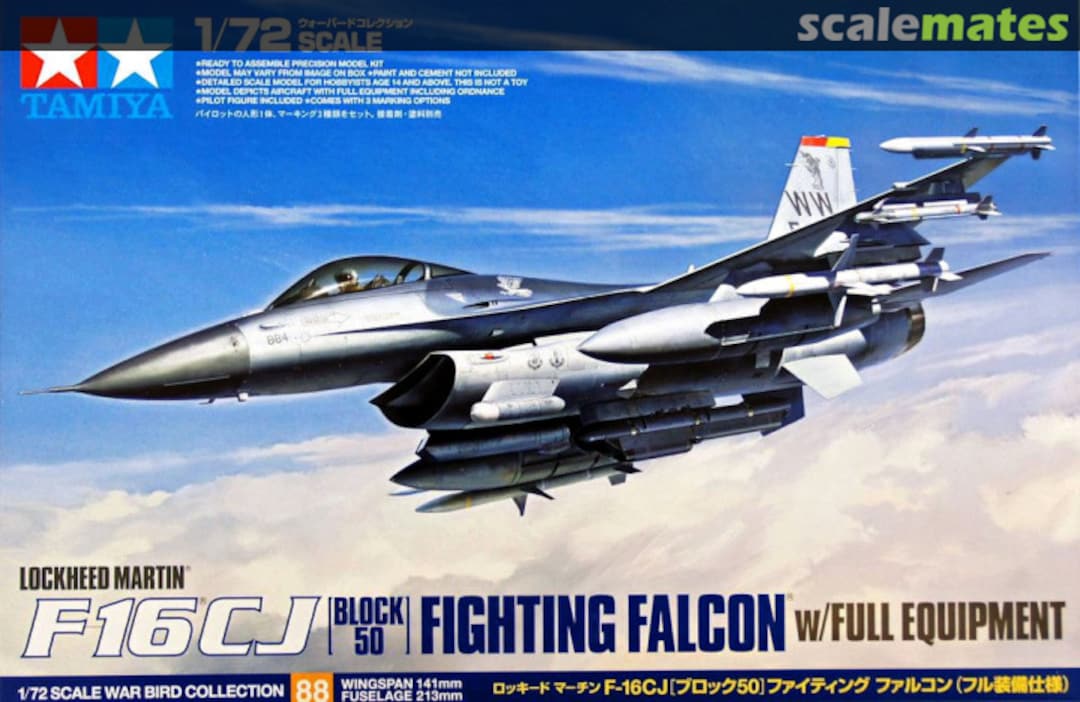 Boxart F-16CJ [Block 50] Fighting Falcon 60788 Tamiya