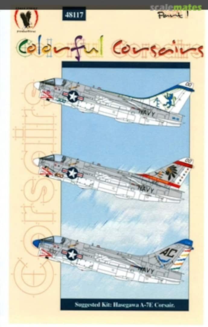 Boxart A-7E Colorful Corsairs Part I 48117 Eagle Strike Productions