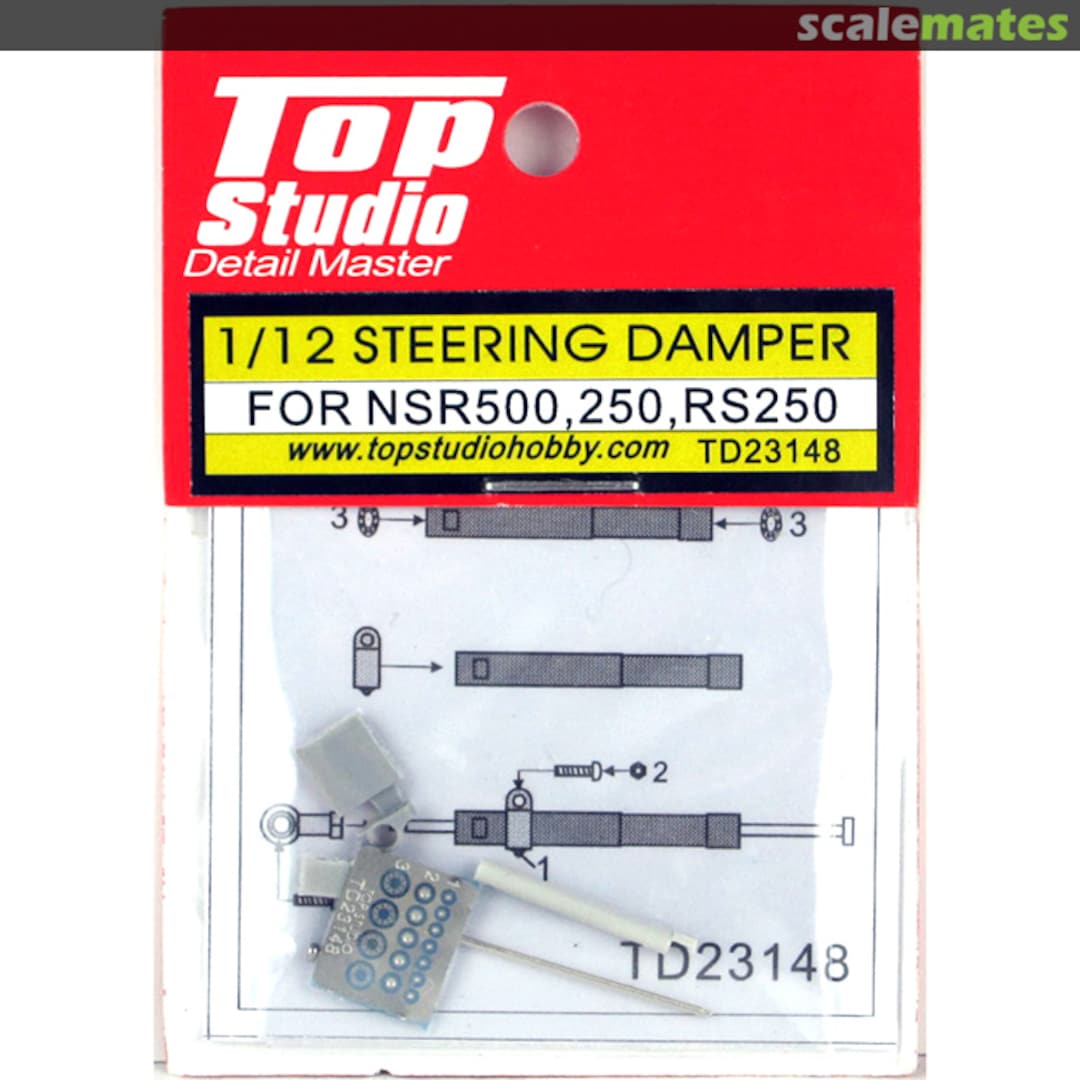 Boxart Steering Damper for Honda NSR500/250/RS250 TD23148 Top Studio