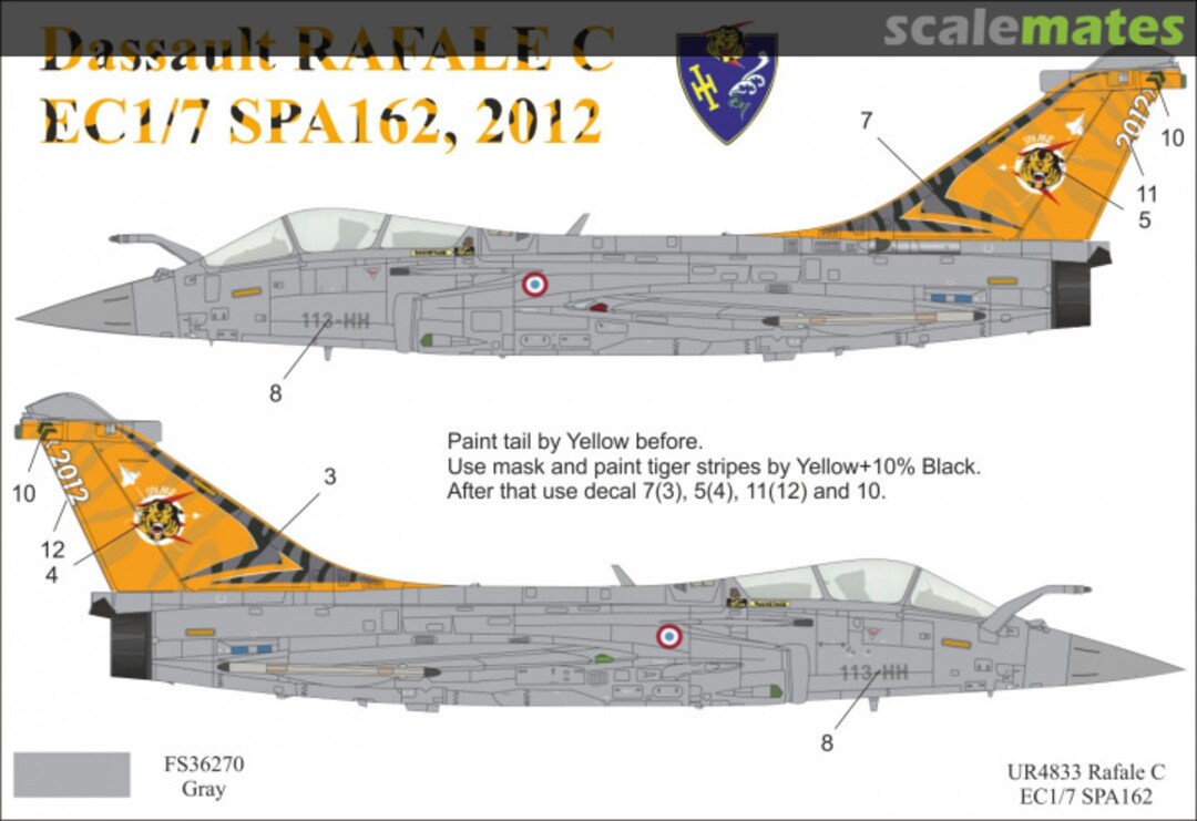 Boxart Rafale C RC/7, SPA162, 2012 UR4833 UpRise