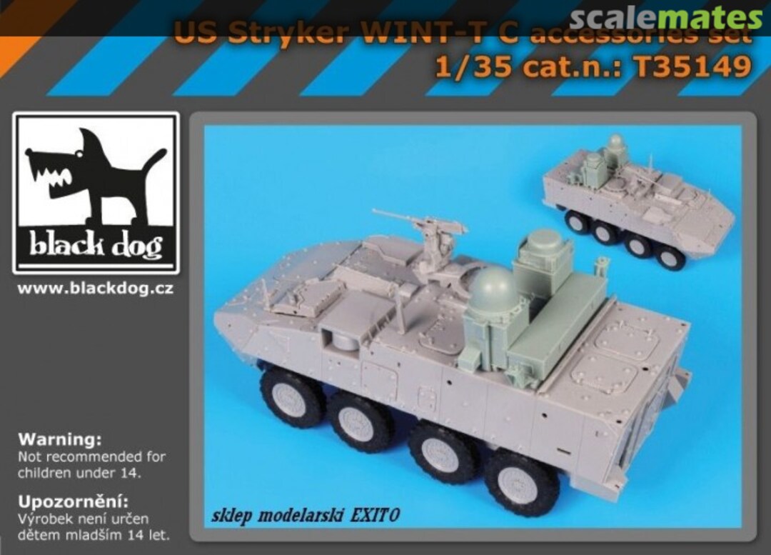 Boxart US Stryker WINT -T C accessories set T35149 Black Dog