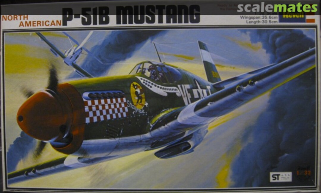 Boxart P-51B Mustang H-295:1000 Revell Japan