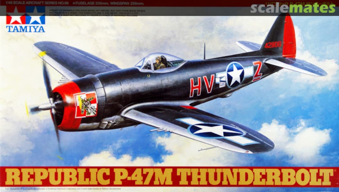 Boxart Republic P-47M Thunderbolt 61096 Tamiya