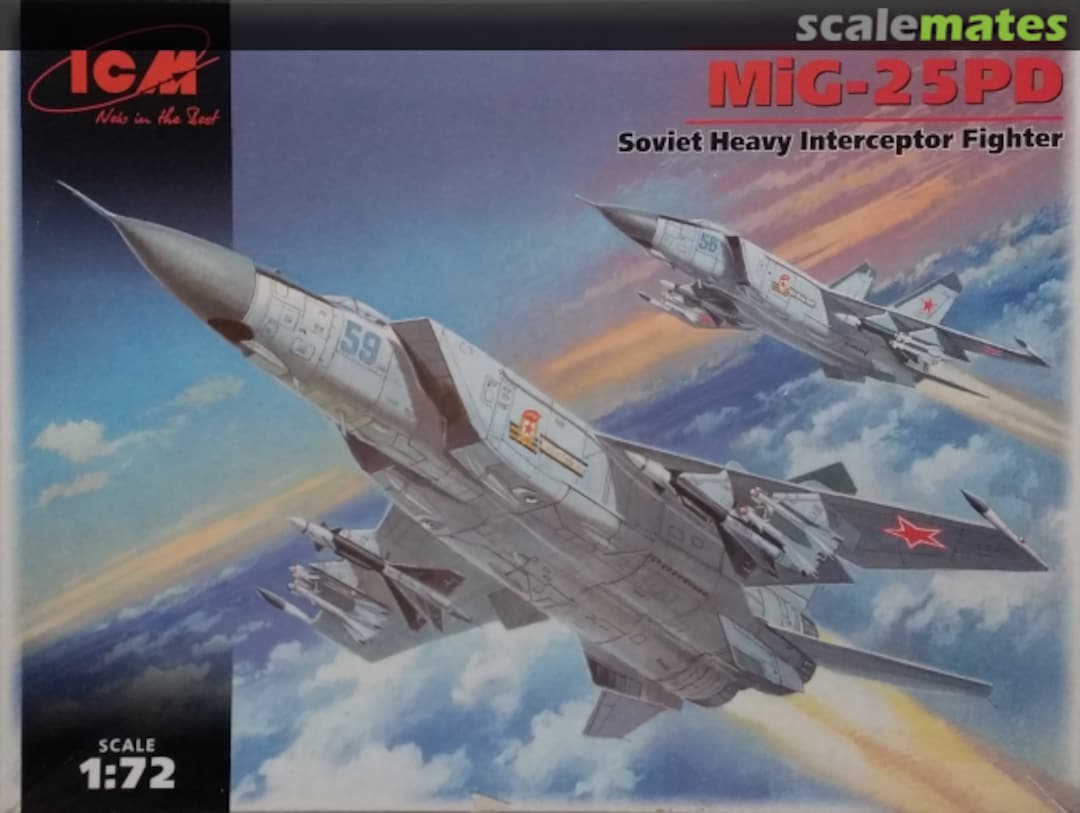 Boxart MiG-25PD 72171 ICM