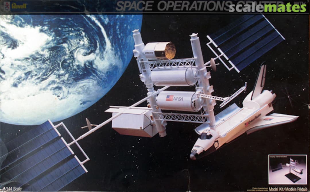 Boxart Space Operations Center with Space Shuttle 4737 Revell/ceji