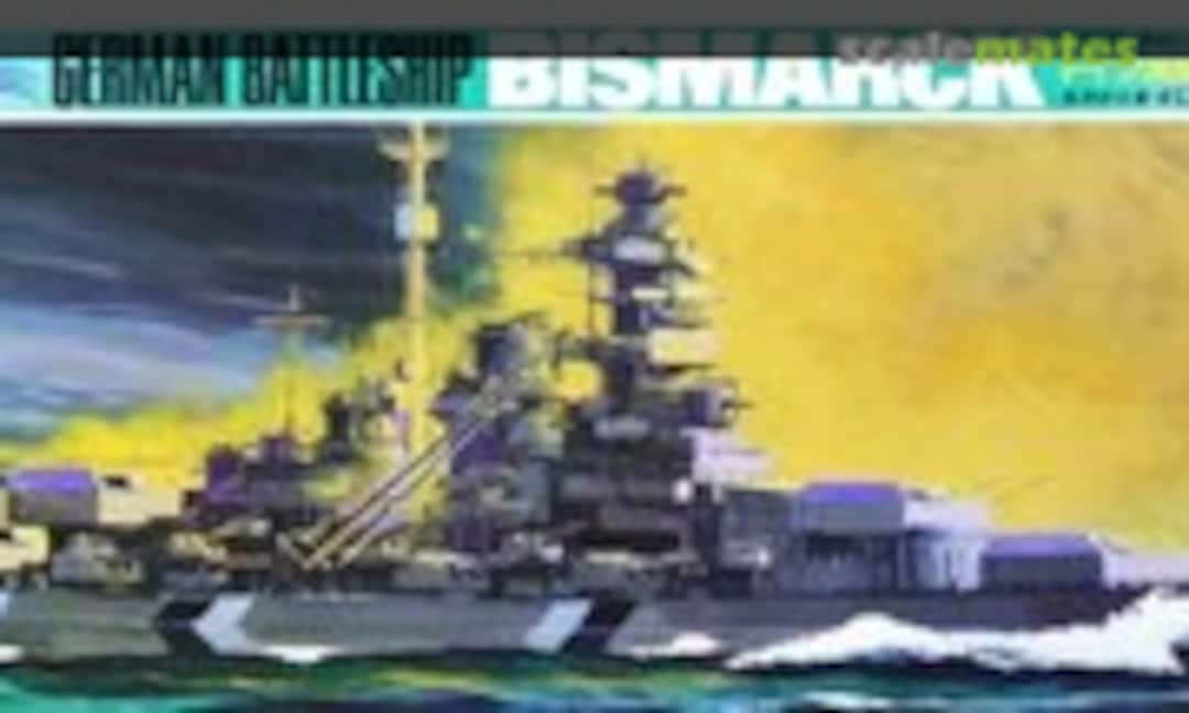 1:700 German Battleship Bismarck (Aoshima WL.B101)