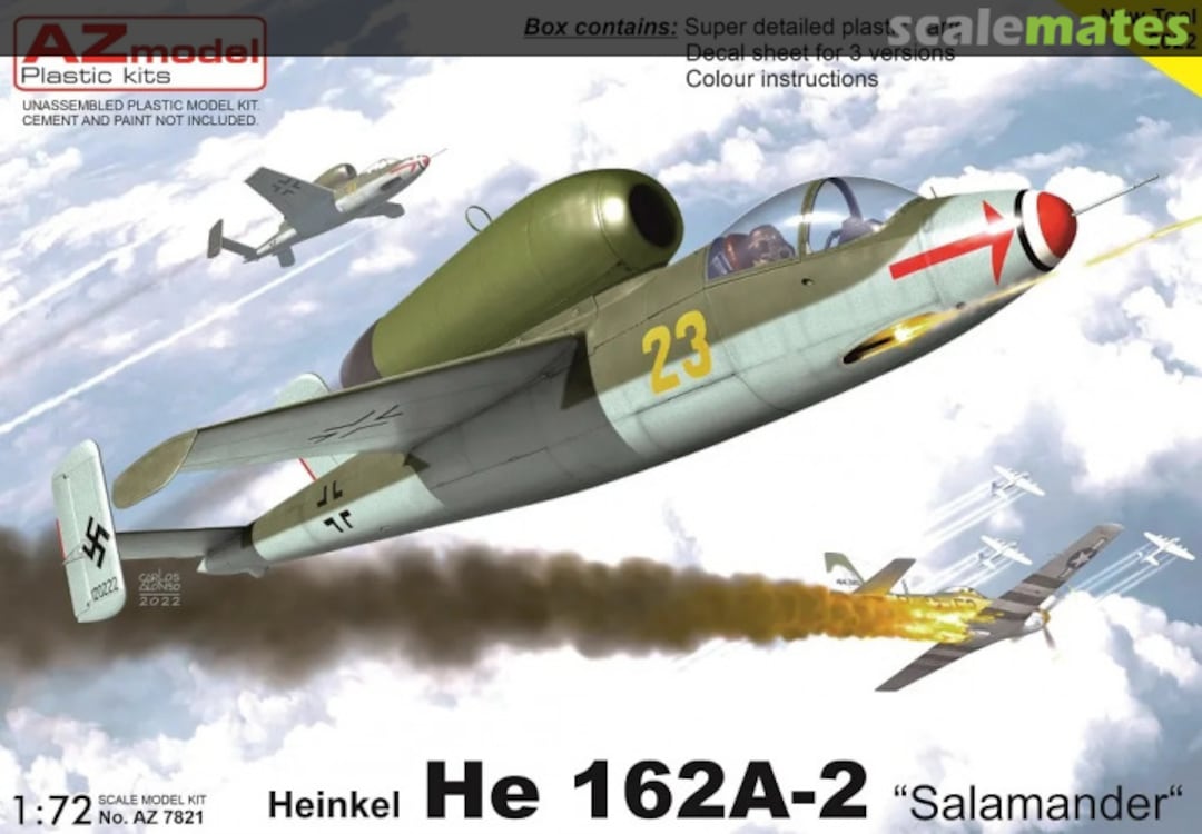 Boxart Heinkel He 162A-2 AZ 7821 AZmodel