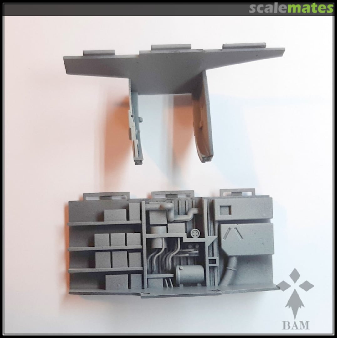 Boxart Cabin door insert for E-2C Hawkeye BAM48057 BAM Models