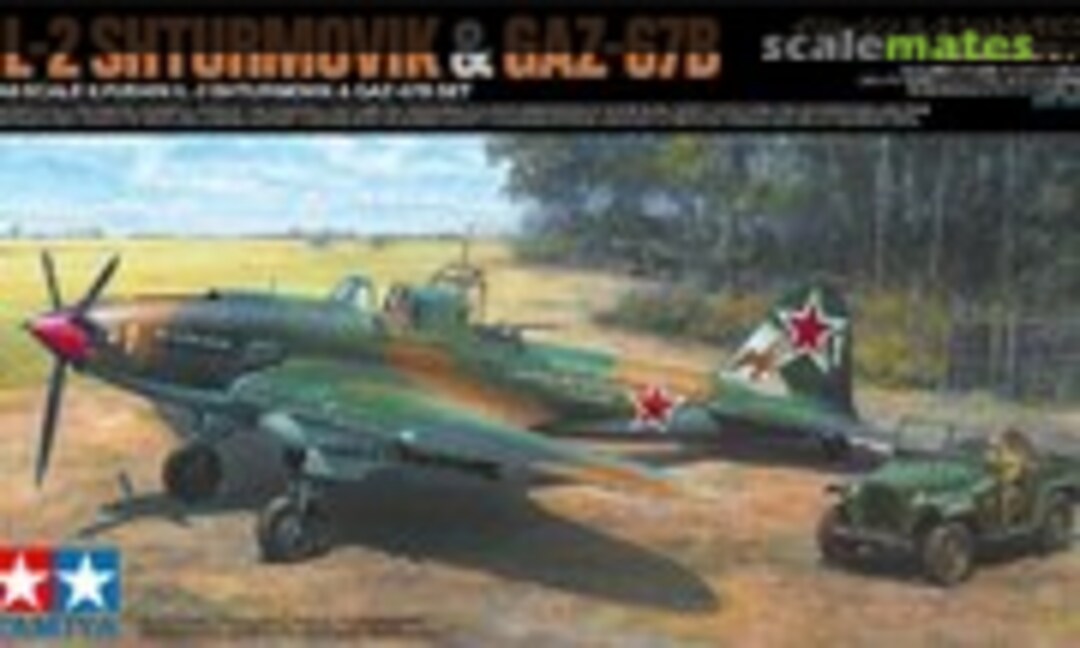 1:48 Ilyushin IL-2 Shturmovik &amp; GAZ-67B Set (Tamiya 25212)