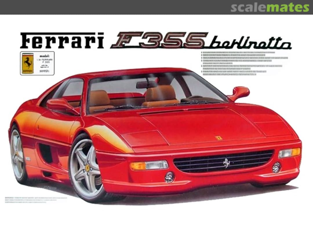 Boxart Ferrari F355 Berlinetta 12453 Fujimi