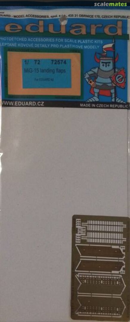 Boxart MiG-15 landing flaps 72574 Eduard