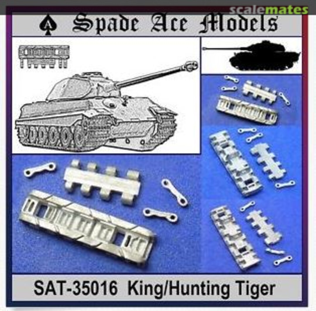 Boxart Metal Track King Tiger/Jagd Tiger SAT-35016 Spade Ace Models