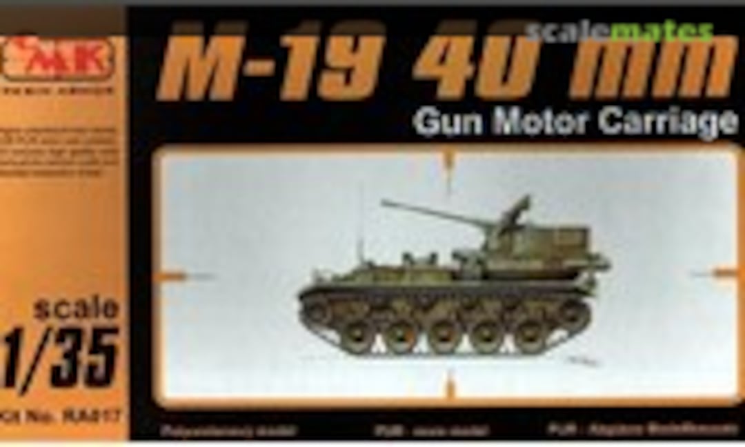 1:35 M19 40mm Gun Motor Carriage (Resin Armor RA017)