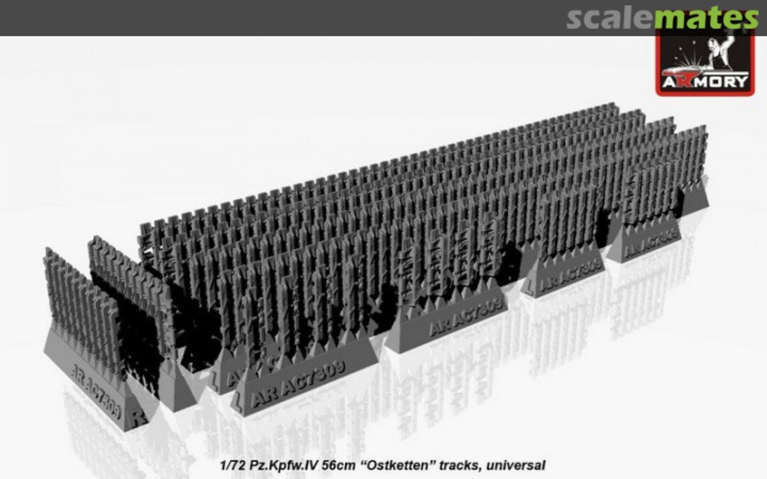 Boxart Pz.IV 56cm Ostketten tracks AC7309B Armory