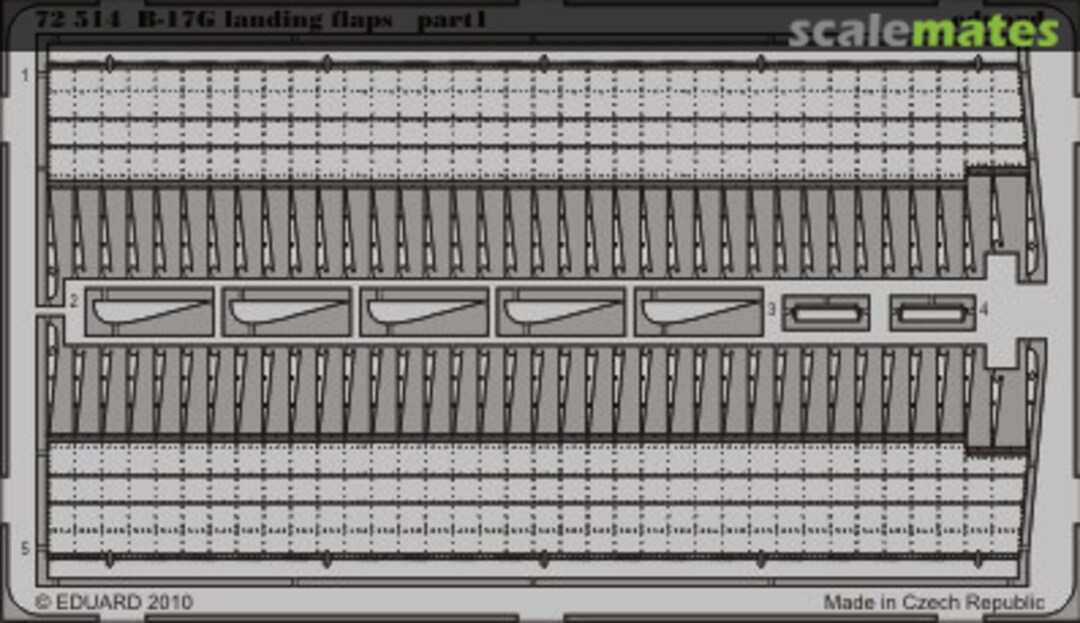 Boxart B-17G landing flaps 72514 Eduard