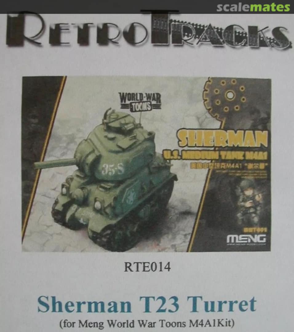 Boxart Sherman T23 Turret RTE014 RetroTracks