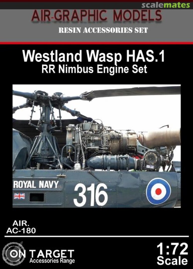 Boxart RR Nimbus Engine Set AIR.AC-180 Air-Graphic Models