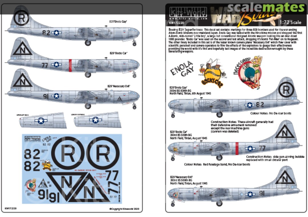 Boxart Boeing B-29 KW172220 Kits-World