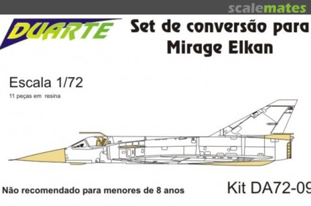 Boxart Set de conversão para Mirage Elkan DA72-09 Duarte