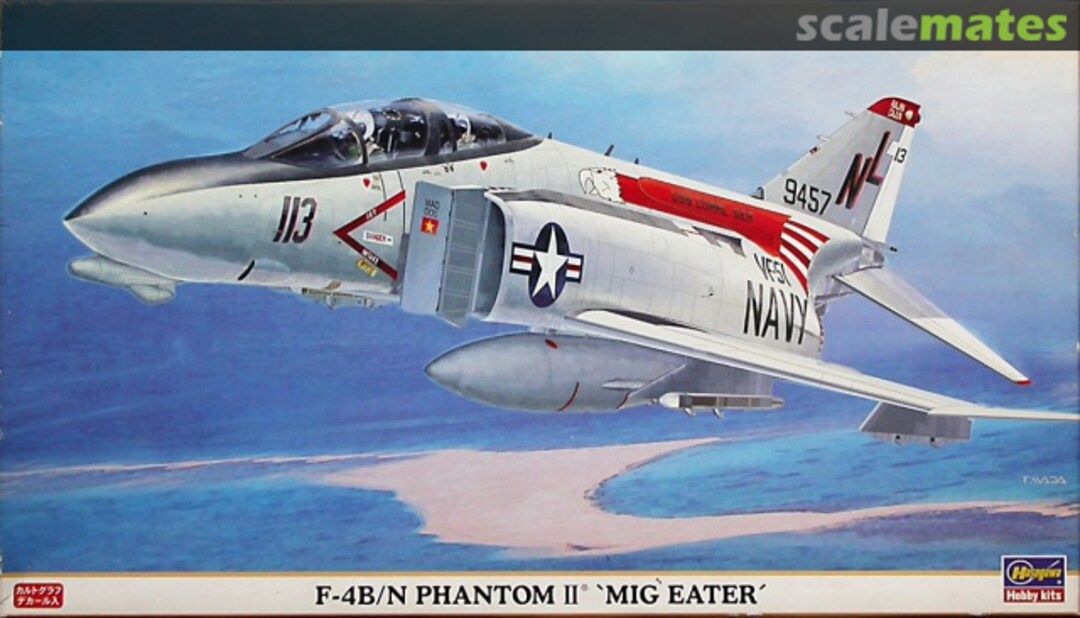 Boxart F-4B/N Phantom II 'MiG Eater' 00640 Hasegawa