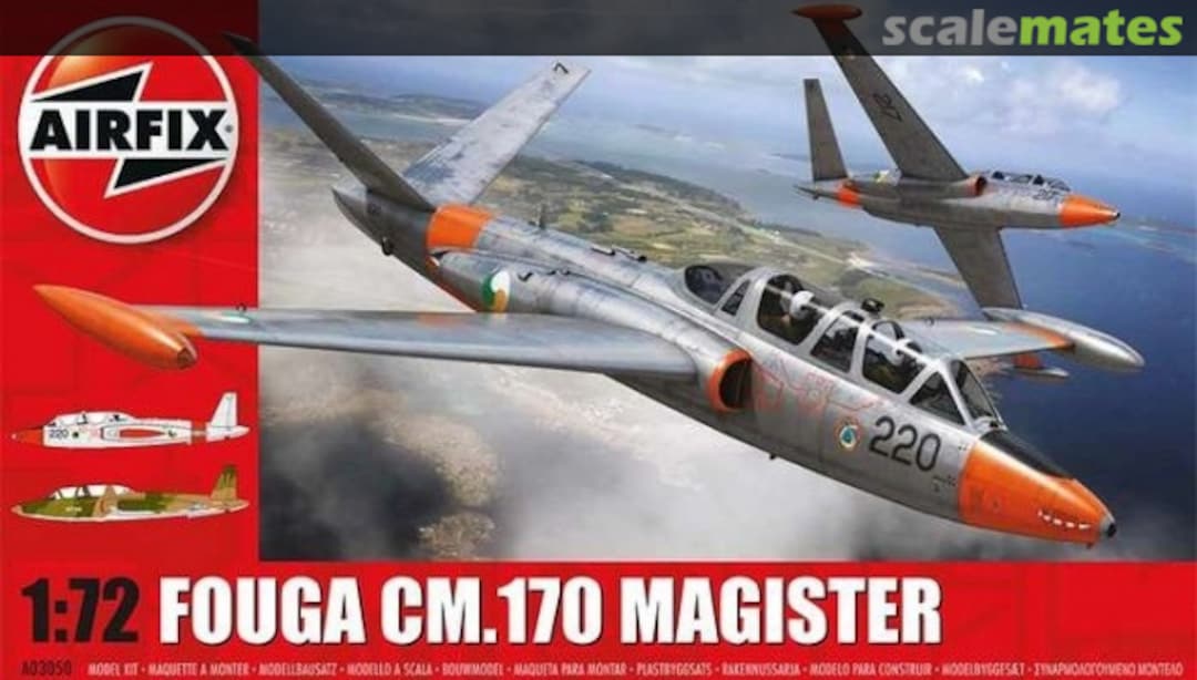 Boxart Fouga CM.170 Magister A03050 Airfix