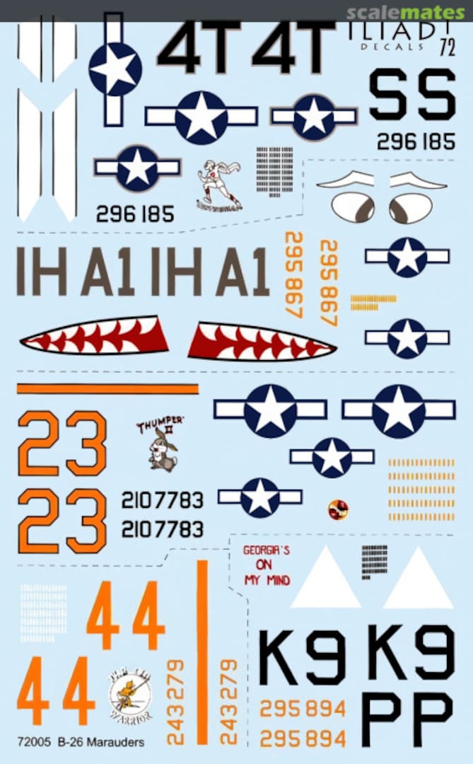 Boxart B-26 Marauders 72005 Iliad Design