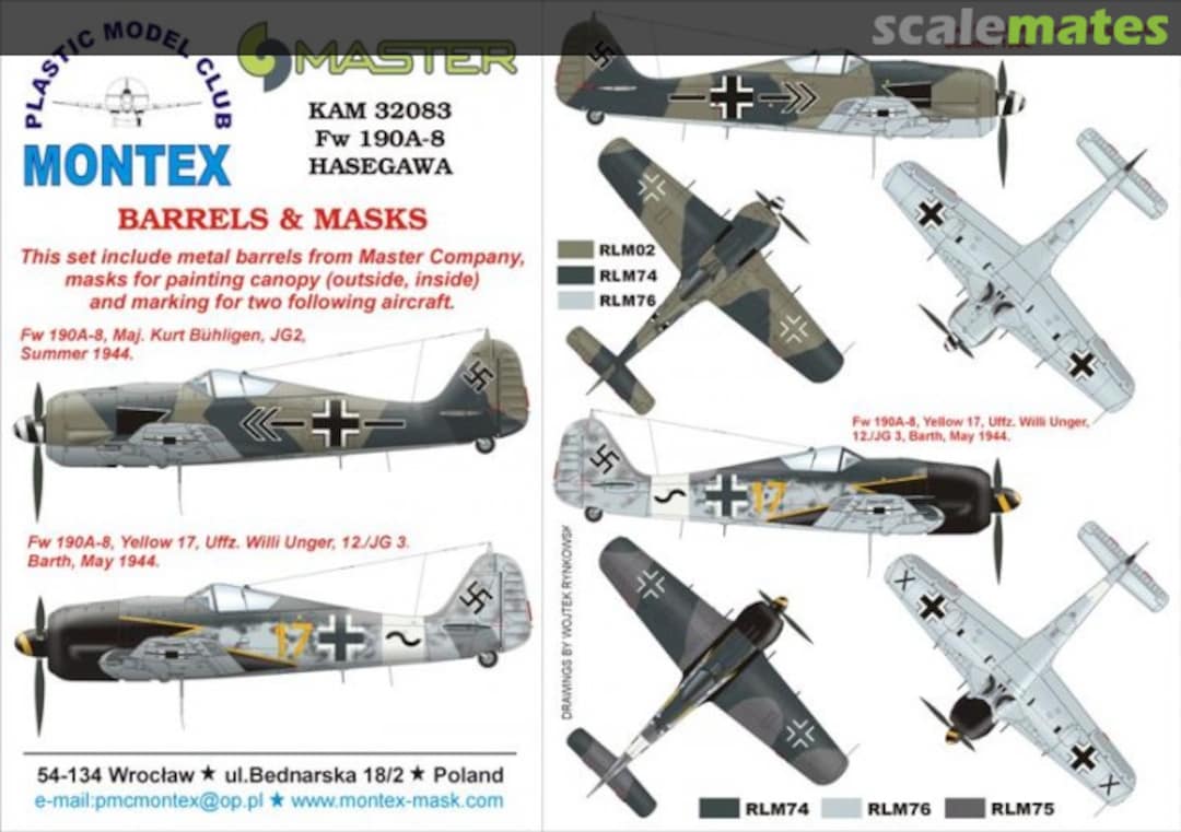 Boxart Fw 190A-8 KAM32083 Montex