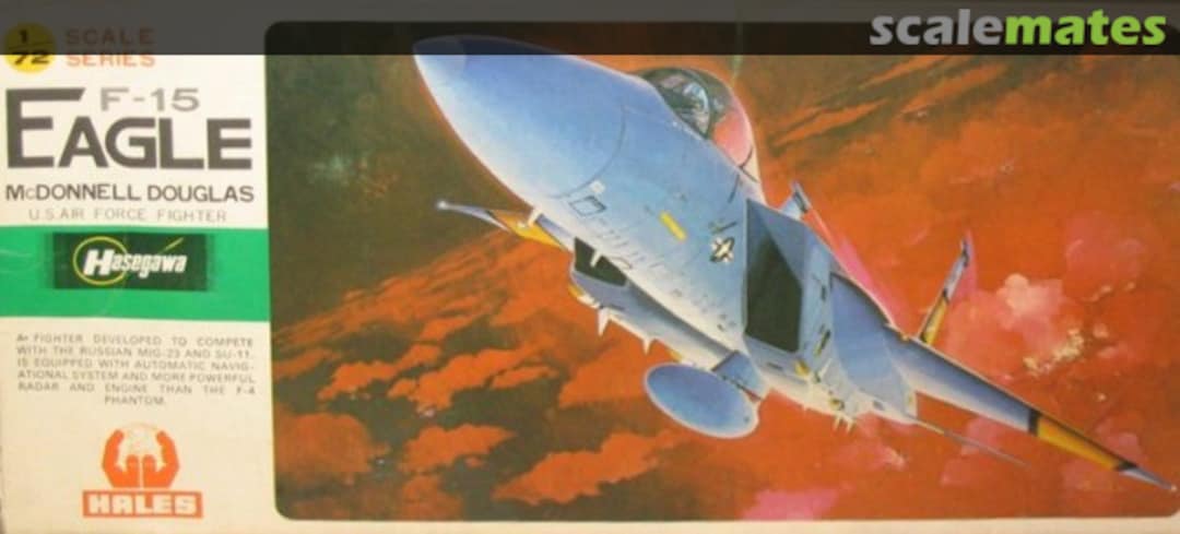 Boxart McDonnell Douglas F-15 Eagle JS-097 Hasegawa/Hales