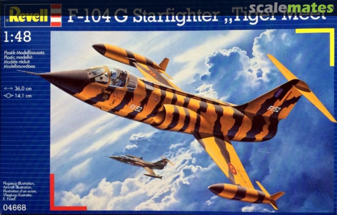 Boxart F-104G Starfighter "Tiger Meet" 04668 Revell